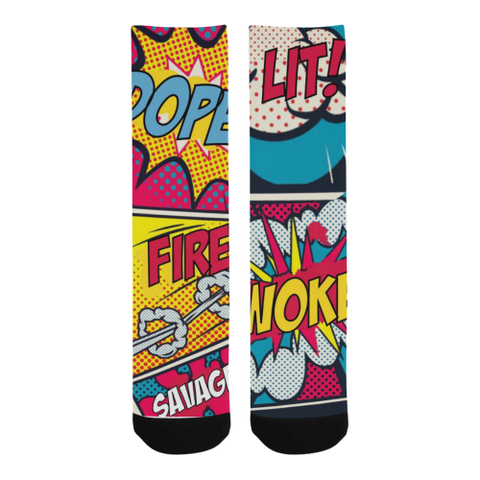 Woke Comic Socks