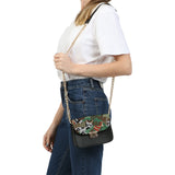 © 2&Fro Green Camo print Small Shoulder Bag