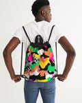 ™️ Neon 2&Fro Camo Canvas Drawstring Bag