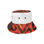 Orange Kente Bucket Hat