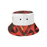Orange Kente Bucket Hat