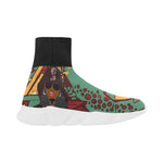 Rap Battle Mint sock sneakers