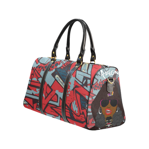Rap Battle Waterproof Travel Bag - Red