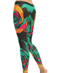 Dope Rose Leggings - Calypso