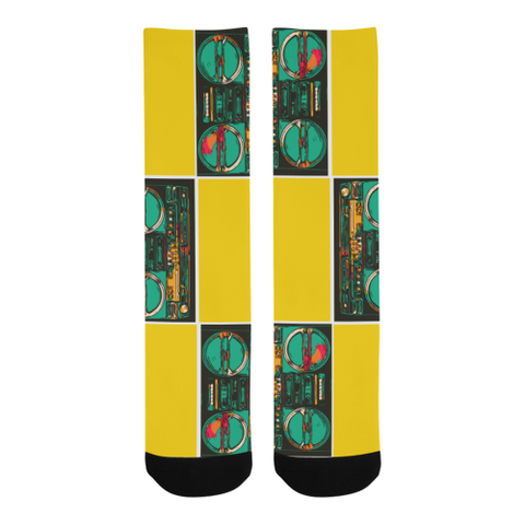 Checka' Boombox Socks