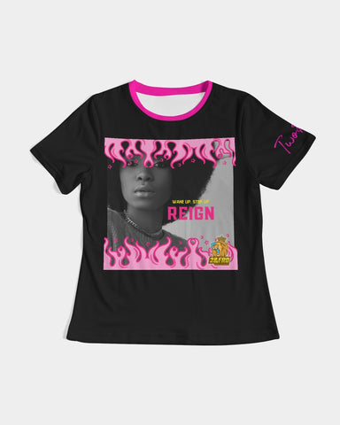 Black Reign Women's Tee (Pink Fury)