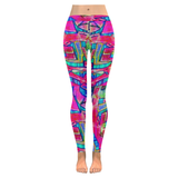 Pink Graffiti leggings (XXS-5XL)