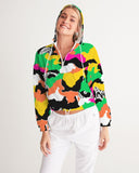 ™️ Neon 2&Fro Camo Women's Cropped Windbreaker