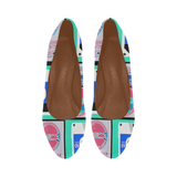 MixTapes & Boomboxes Power Heels - Blush