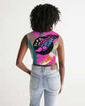 2 Fly Graffiti  Women's Twist-Front Tank