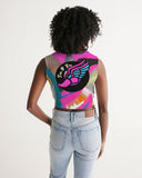 2 Fly Graffiti  Women's Twist-Front Tank