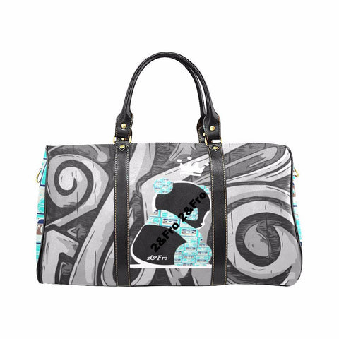 Panda Royalty (Nuclear blue) - Waterproof Travel Bag (Large)