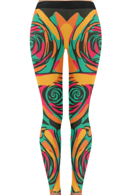 Dope Rose Leggings - Calypso