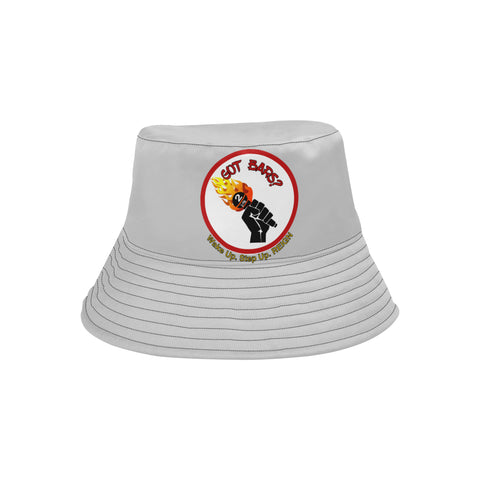 Gray "Got Bars?" Bucket Hat