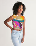 2 Fly Graffiti  Women's Twist-Front Tank