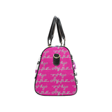 Hype Waterproof Travel Bag/Small (White/Pink)