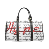 Hype Waterproof Travel Bag/Small (White/Flame)