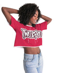2&Fro Red Drip Women's Lounge Cropped Tee