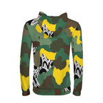 Men's - 2&Fro Yellow Camo Hoodie