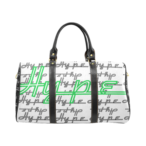 Hype Waterproof Travel Bag/Small (White/Lime)