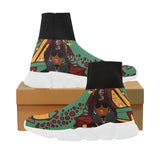 Rap Battle Mint sock sneakers