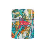 teal burst Clutch / Wristlet