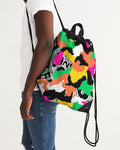 ™️ Neon 2&Fro Camo Canvas Drawstring Bag