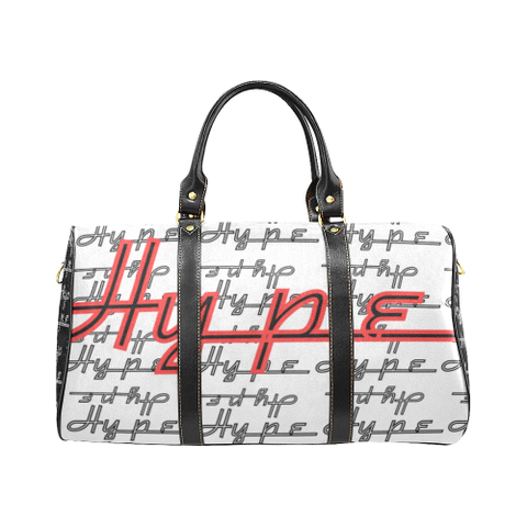 Hype Waterproof Travel Bag/Small (White/Flame)