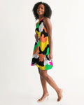 ™️ Neon 2&Fro Camo Women's Halter Dress