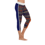 Mad Plaid Low Rise Capri Leggings XXS-5XL