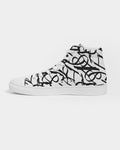 Numbers Women's Hightop Canvas Shoe