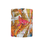 orange burst clutch / wristlet