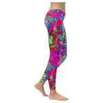 Pink Graffiti leggings (XXS-5XL)