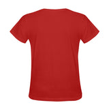 Women's Red & White BGM Tee