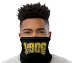 1906 Black Gold Face Covering