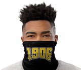 1906 Black Gold Face Covering