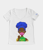 Stop Killing Us Women's Tee (blue hair)