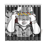 Babyface shower curtain 72”x72”