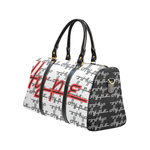 Hype Waterproof Travel Bag/Small (White/Flame)
