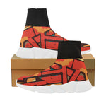 Rap Battle Fiya sock sneakers