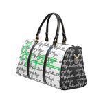 Hype Waterproof Travel Bag/Small (White/Lime)