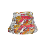White Signature Burst Bucket Hat