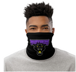 Panther purple gold face covering