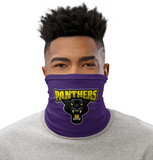 Panther purple gold face covering
