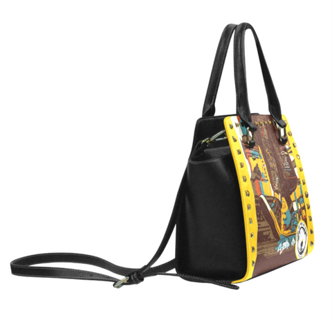 Riveted Step Up HandBags : 4 colors