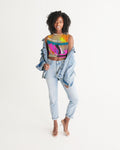2 Fly Graffiti  Women's Twist-Front Tank