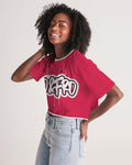 2&Fro Red Drip Women's Lounge Cropped Tee