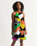 ™️ Neon 2&Fro Camo Women's Halter Dress