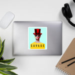 Savage (blue) stickers