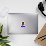 Stop Killing Us (Male - Blue) Bubble-free stickers